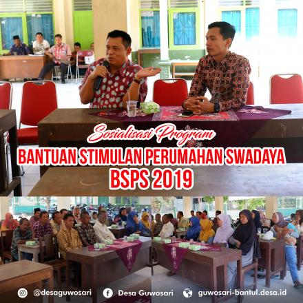 Sosialisasi Program Bantuan Stimulan Perumahan Swadaya (PSPS) Tahun 2019